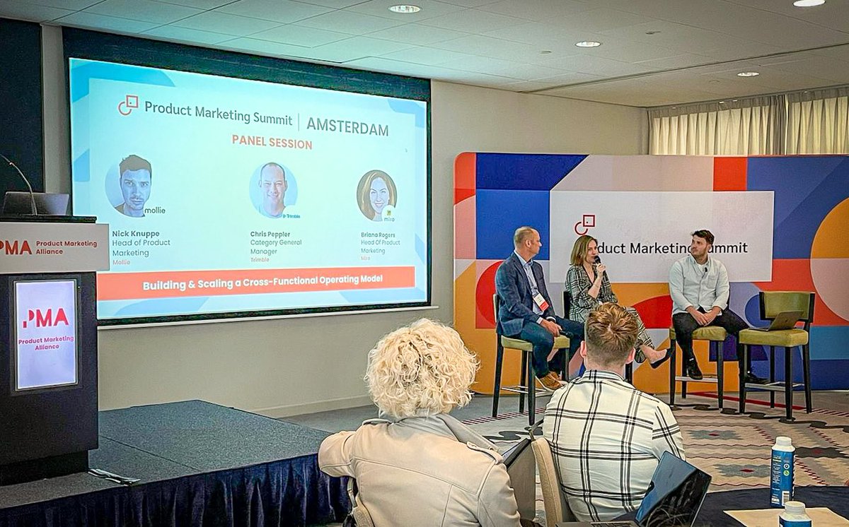 📍At the #ProductMarketing Summit, Amsterdam