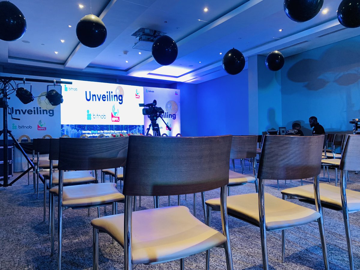 Mike_ThePundit's tweet photo. All is set for the official unveiling of the LMC, Bitnob multi-year sponsorship of the NPFL. 

The event is to unveil the partnership and make public important details of the relationship.

#NPFLBitnob #NPFL22 https://t.co/a87iqHd6sw