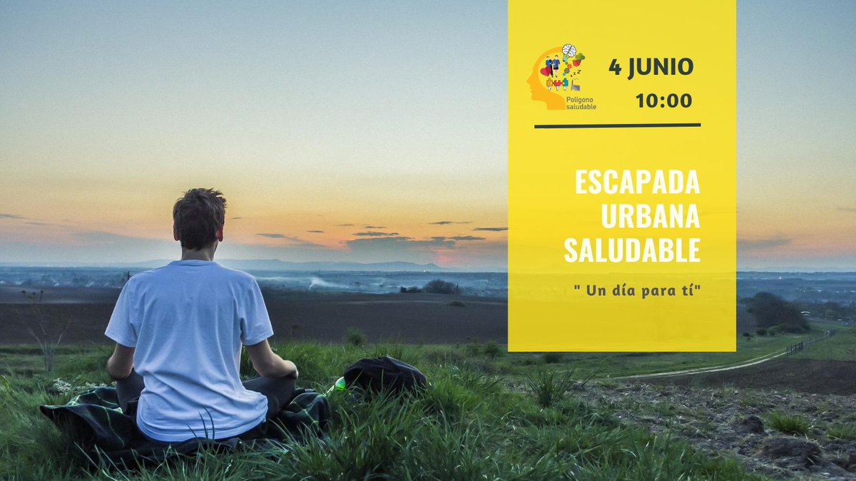 📣Recuerda que tenemos nueva sesión de #PolígonoSaludable 🌲🏃 
👉"Escapada urbana saludable"
🗓️ 4 junio
⏰ 10:00
📌Info e inscripciones: bit.ly/3vpuBfc

Encuentra la tranquilidad que necesitas a través de la #biodanza #MovimientoConsciente #YogaSomático y #AtenciónPlena