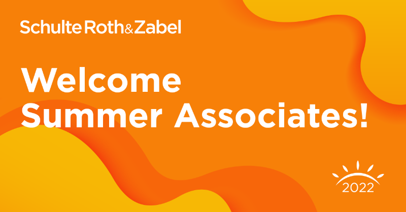 SRZLawFirm's tweet photo. To our 54 summer associates starting the 2022 SRZ summer program today: Welcome! And get ready to experience an exciting immersion into SRZ and everything you will need to prepare for your legal careers! Learn more about our summer associate program: https://t.co/nOmSSVsq5x