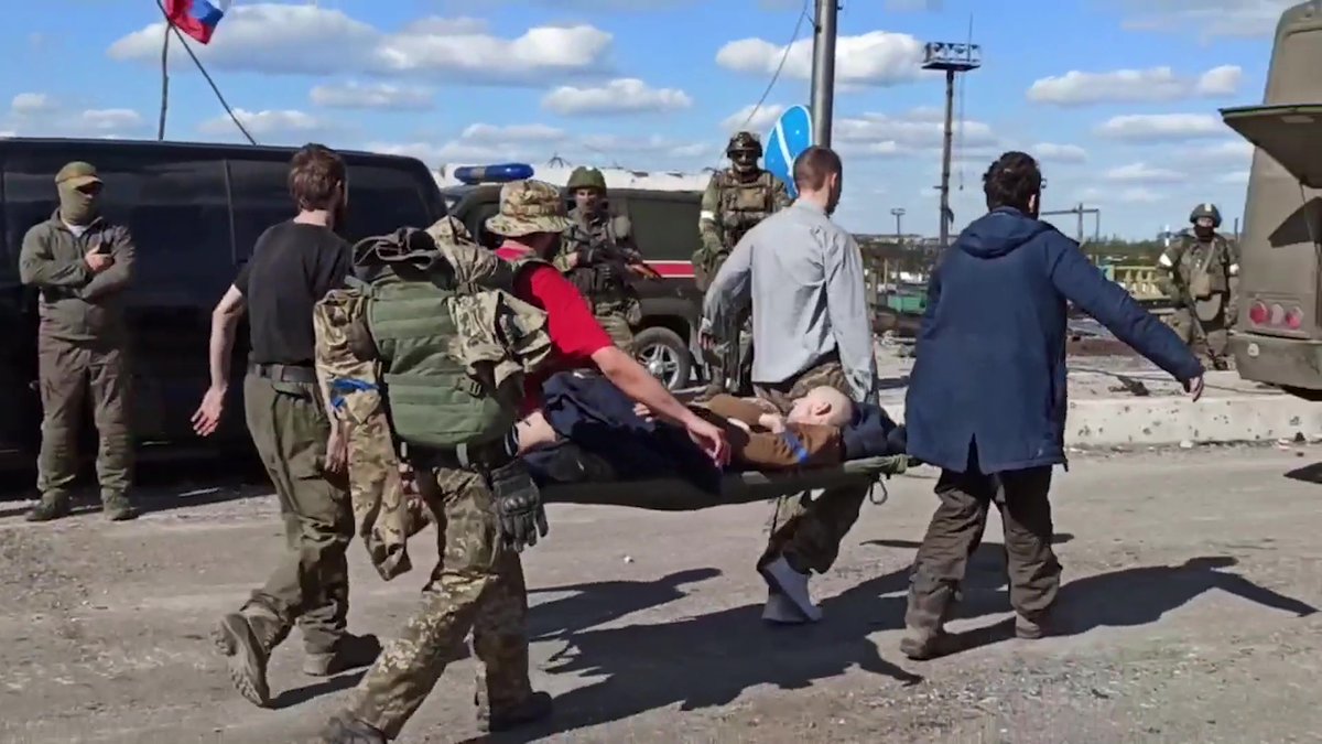 Mariupol’de Rus kuşatmasındaki Azovstal Fabrikası’ndan 53’ü ağır yaralı olmak üzere toplam 264 asker tahliye edildi