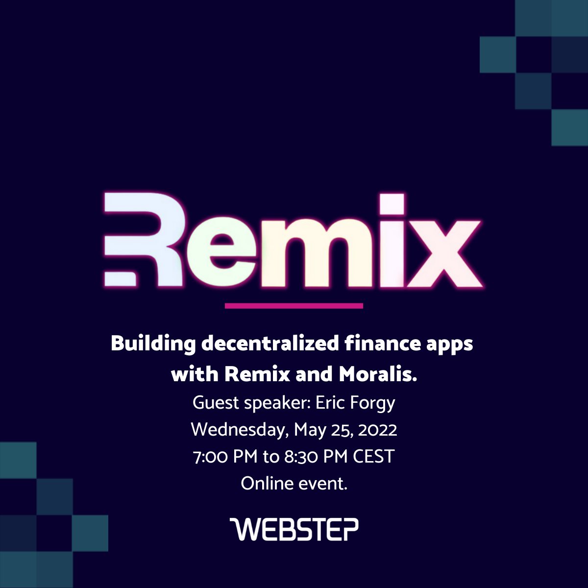 WebstepSE's tweet image. May’s Remix Meetup with Webstep and Remix Uppsala is a real treat 🍬. Guest speaker @EricForgy has a lot to share: His decision to use Remix, the challenges he faced, how he worked around them, and much more. 

Join us online:

meetup.com/remix_run-upps…

#remix #remixrun #webstepab