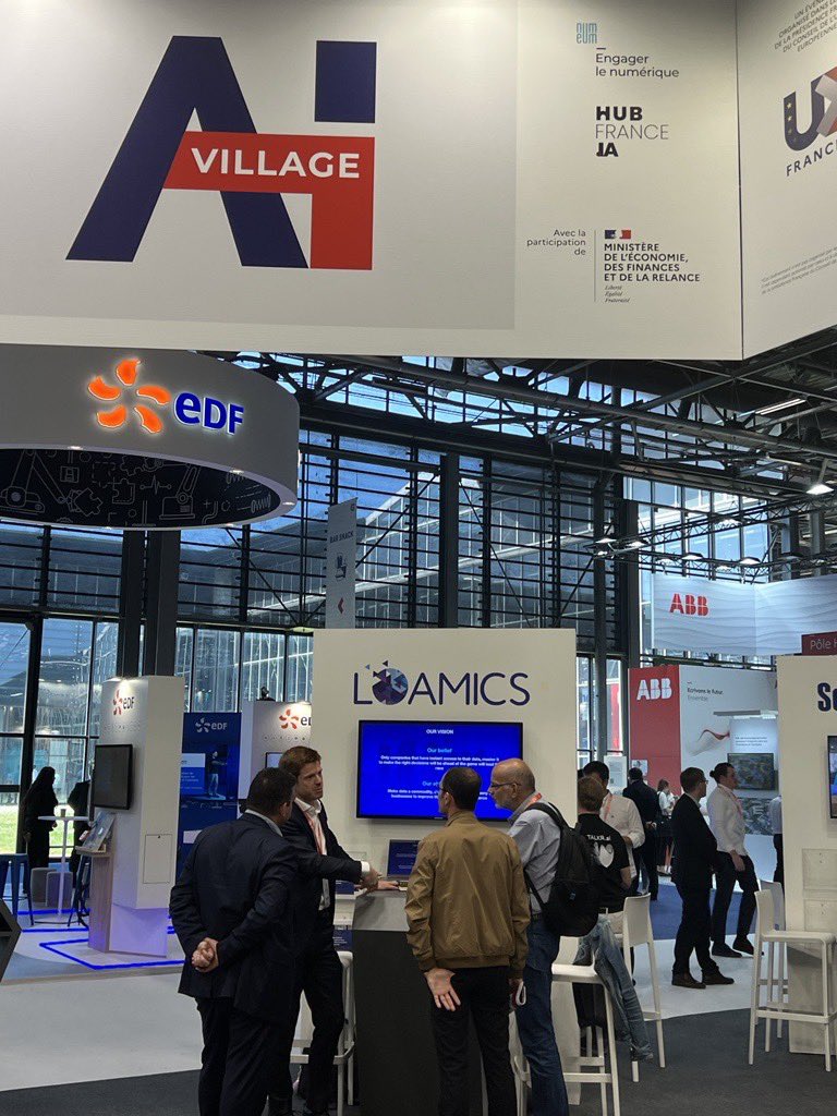 loamics's tweet photo. Nous sommes heureux de vous retrouver au salon @Salon_GI ! 🙂

Venez échanger avec nous, sur le Village IA, emplacement 5G81, nos commerciaux vous attendent 👨‍💻 https://t.co/tK1AgBLKfC