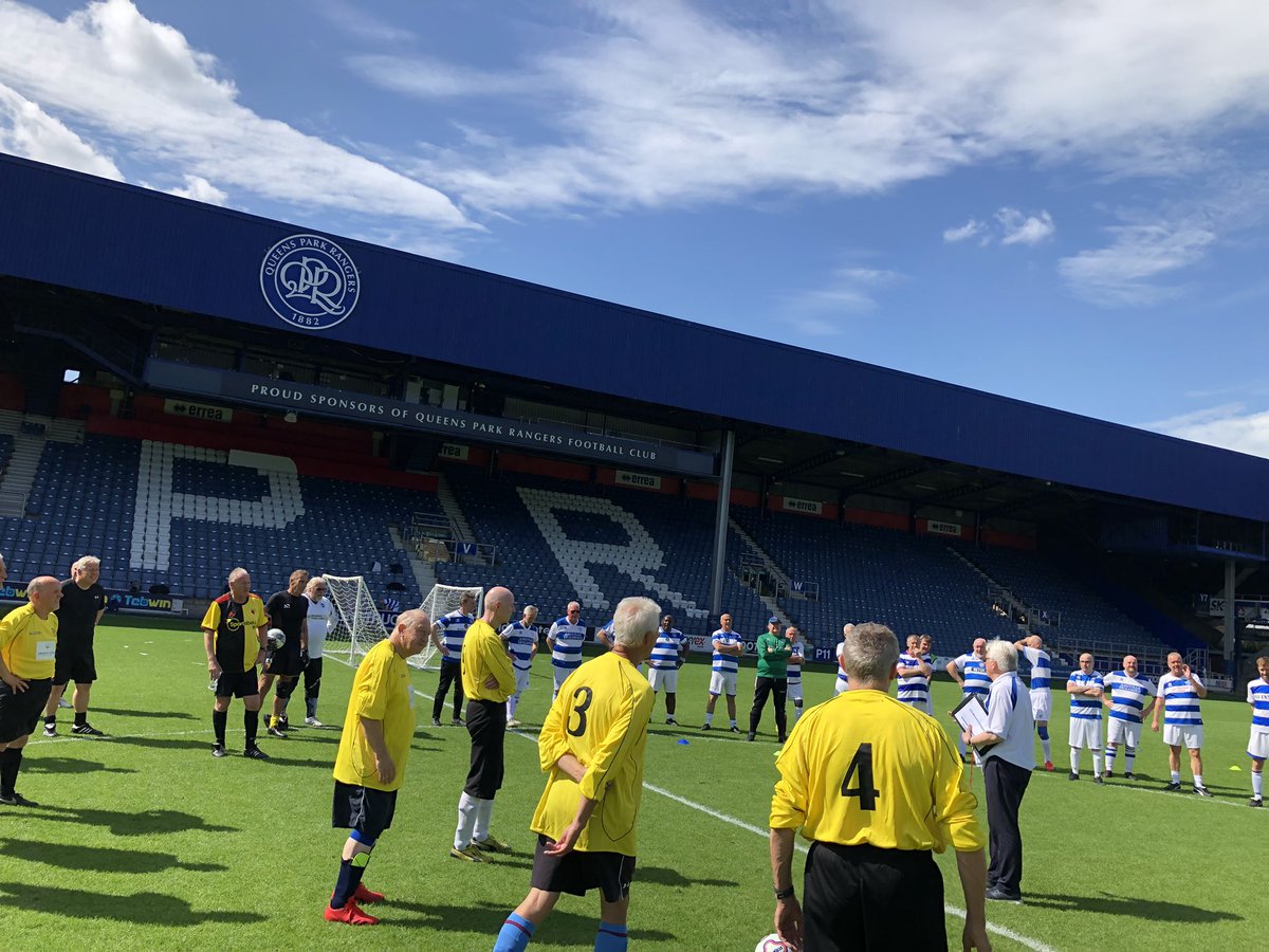 Final instructions before our walking football tournament starts <a href="/Amblers1212/">Uxbridge Amblers FC</a> <a href="/WFCTrust/">Watford FC CSE Trust</a> <a href="/QPRtrust/">QPR in the Community</a>