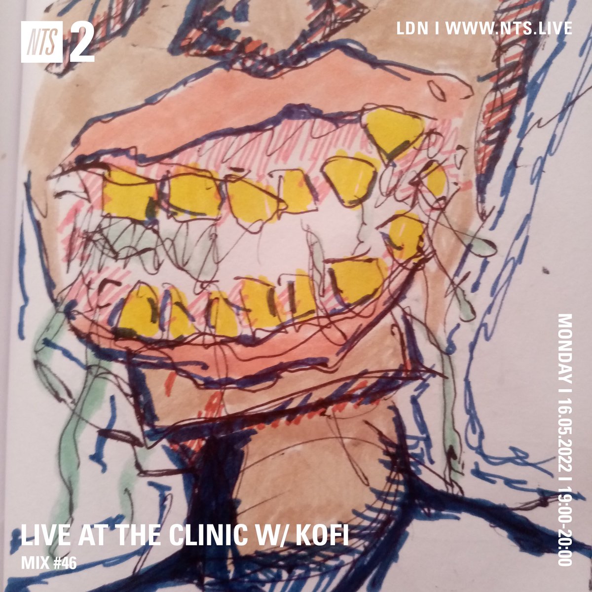 LISTEN BACK: LIVE AT THE CLINIC W/ KOFI ON <a href="/NTSlive/">NTS Radio</a> (16.05.2022)

nts.live/shows/psychede…

ARTWORK BY KOFI