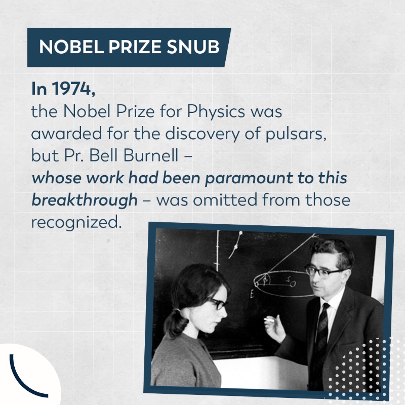 4womeninscience's tweet photo. Dr. Bell-Burnell's work on the world of physics and astronomy is undeniable 💫

Learn more about her life, career and positive impact for #WomenInPhysics ⤵️ #RecognizeWomenInScience