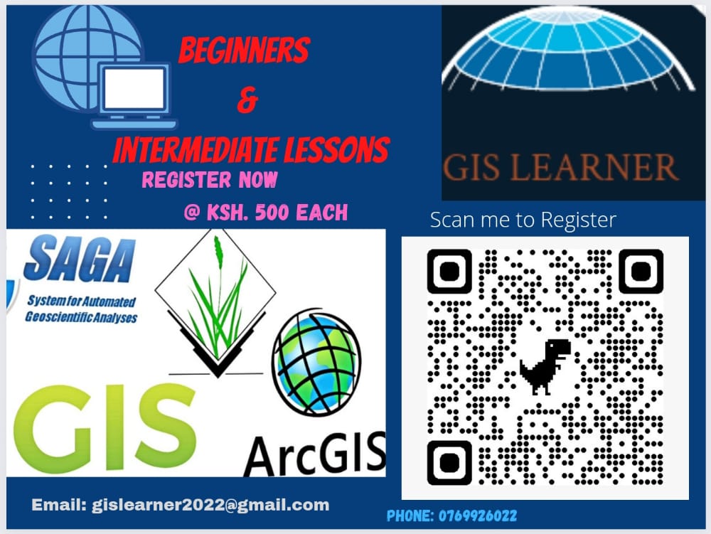DavidOnderi's tweet photo. lets change the world by learning GIS https://t.co/NRATOoIWbd