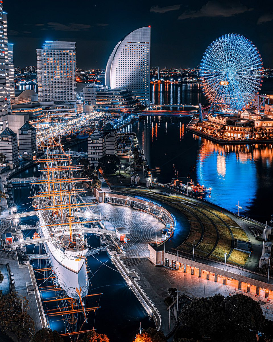 jungraphy___'s tweet photo. みなとみらいの夜景は関東屈指の綺麗さ https://t.co/jvomJpz247