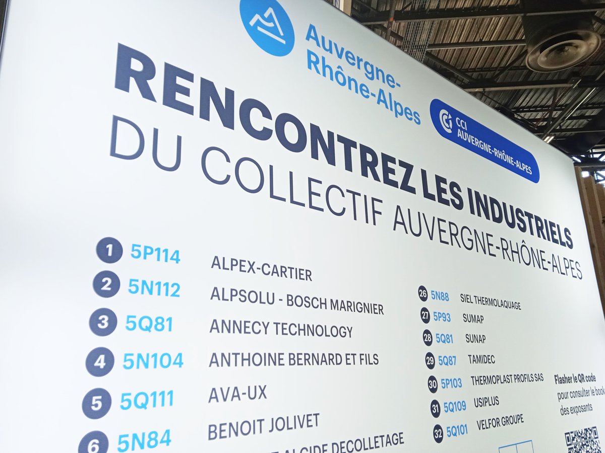 AVA_UX's tweet photo. [ 📢Jour J 💥 #GIPARIS22 ] C’est parti ! Venez découvrir nos #solutions digitales au service de l’ #Industrie 4.0 pour améliorer votre compétitivité !
📍 Retrouvez-nous sur le #stand 5Q111, pavillon @auvergnerhalpes  et @CCI_ARA 👌 https://t.co/kzDaufxdE6