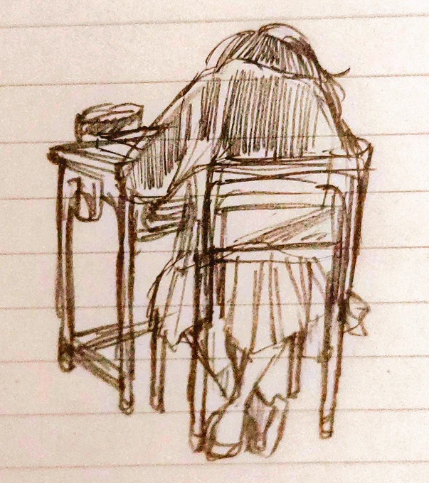  少し描きたくなったときに描く落書きが一番楽しいです 