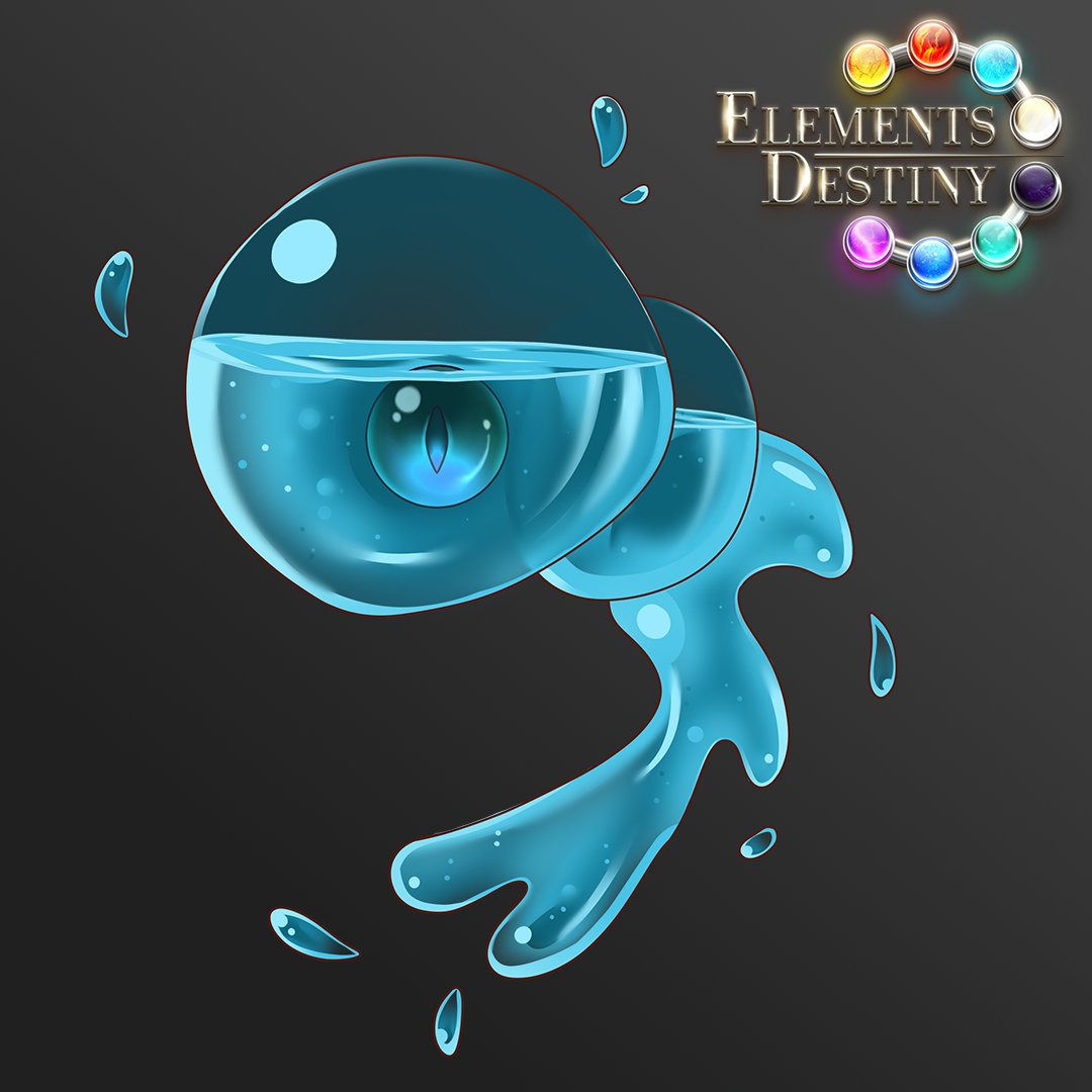 Are Waterparticles a serious threat? Really depends if you're a glass-half-full kinda person or not. 

#monsterart | #creature | #creaturedesign | #art