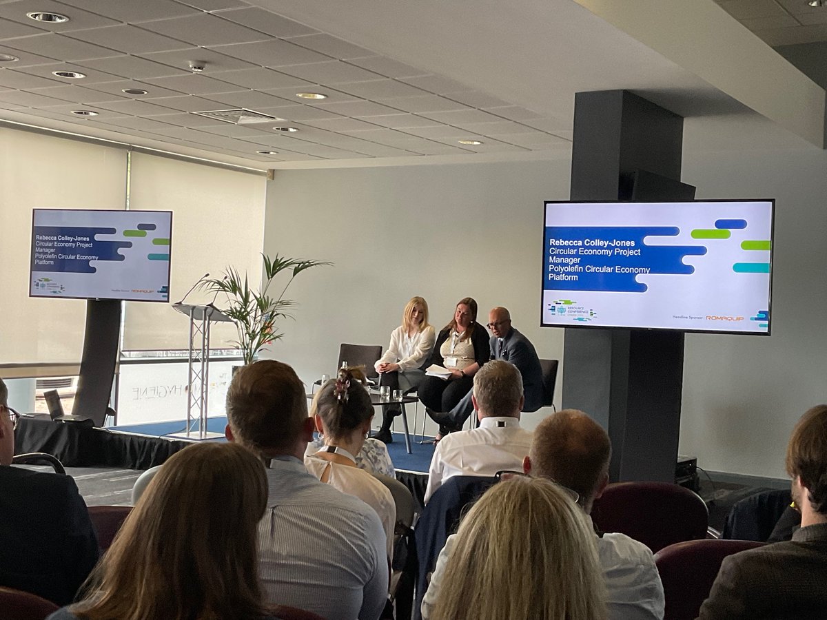 CIWM's tweet photo. Dr Adam Read says he’s “positive” about the policy transition for the next five years as we begin our Q&A panel session with our morning’s speakers at #ciwmresource22 https://t.co/ndFhgNUesd