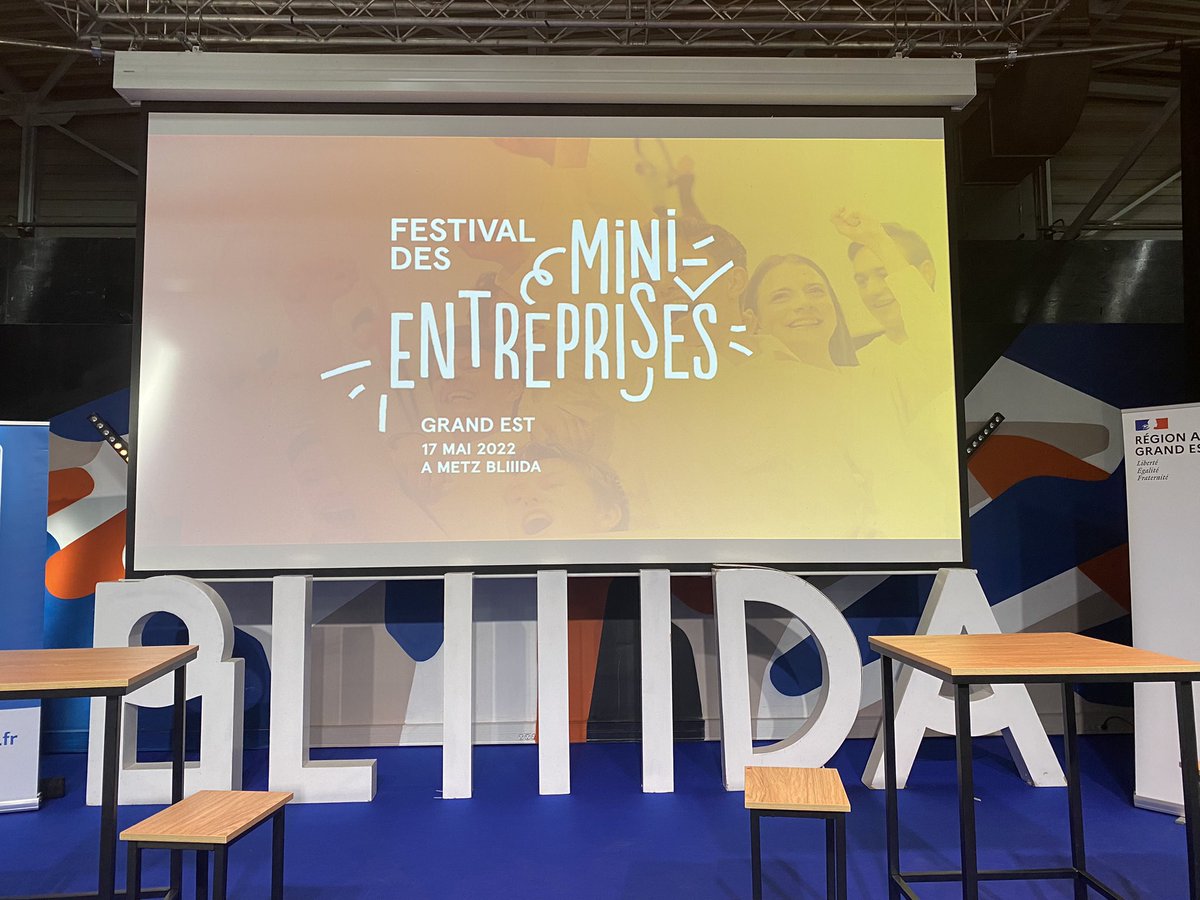 De 9h à 16h, @BLIIIDA accueille le Festival des Mini-entreprises. 12 équipes de collégiens et lycéens ont présenté leurs projets. Reportage à 18h, dans Moselle Info et sur nos réseaux sociaux. 📺 @EPAGrandEst
