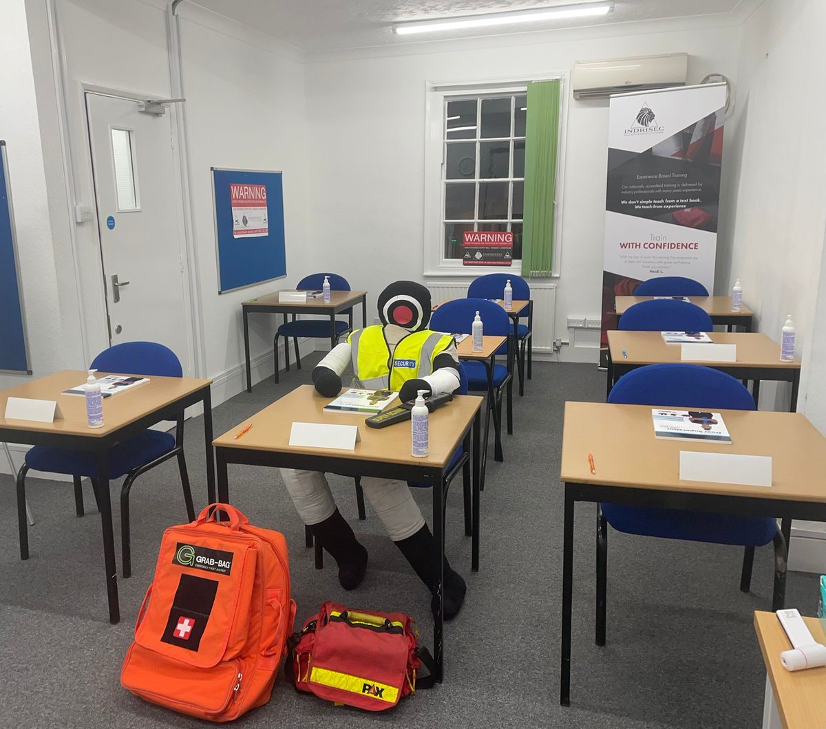 Indrisec Security and First Aid Training (@indrisect) on Twitter photo Indrisec delivering another full Door Supervisors Course at their training centre in Farnborough, Hampshire. Starting with Emergency First Aid at Work. Get in touch for more info about our courses.  #sia #Doorsupervisor #top-up #security #securityskills #securitycompanies Indrisec delivering another full Door Supervisors Course at their training centre in Farnborough, Hampshire. Starting with Emergency First Aid at Work. Get in touch for more info about our courses.  #sia #Doorsupervisor #top-up #security #securityskills #securitycompanies