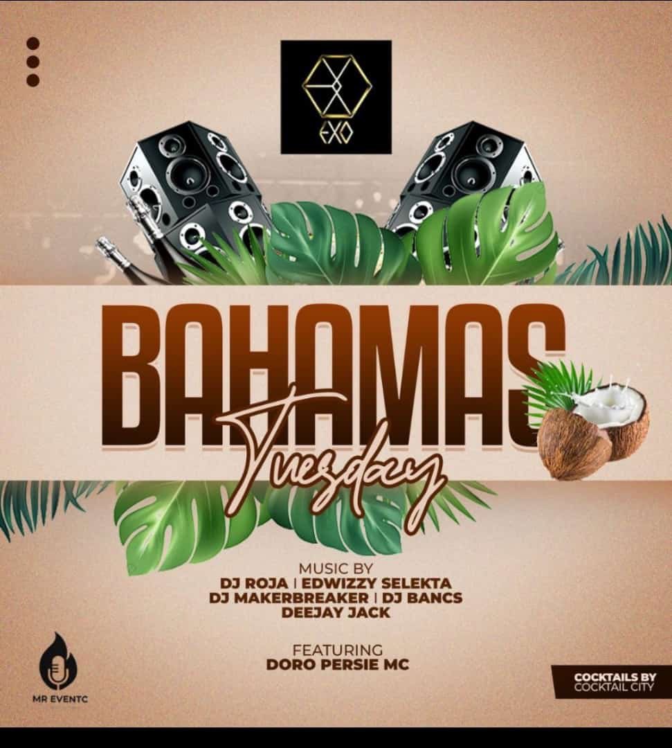 7StarDeejay's tweet photo. A Tuesday like this calls for #Bahamas and we are all set for u at #ExoLounge with @DjRoja in the mix https://t.co/f2rkngiJr2