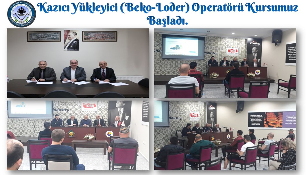 DevrekHem's tweet photo. Devrek İlçe Özel İdare Müdürlüğü, Devrek Ticaret ve Sanayi Odası ve Devrek İlçe Milli Eğitim Müdürlüğü arasında imzalanan protokol kapsamında merkezimizce açılan Kazıcı Yükleyici (Beko-Loder) Operatörü Kursumuz başladı. @mebhbogm @sdulger43 @il_milli @zuleyhaaldogan @ercankahya67 https://t.co/C0gDw4yFTw