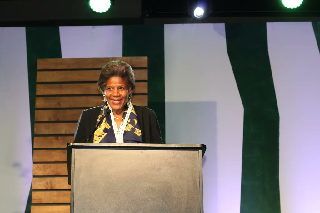 bridge_portal's tweet photo. @WorldBank Marie Francoise Marie-Nelly addressing the ecosystem. 

@dsigovza
#InnovationBridgeCommunity #InnovationBridgePortal https://t.co/oPsvtB6gME