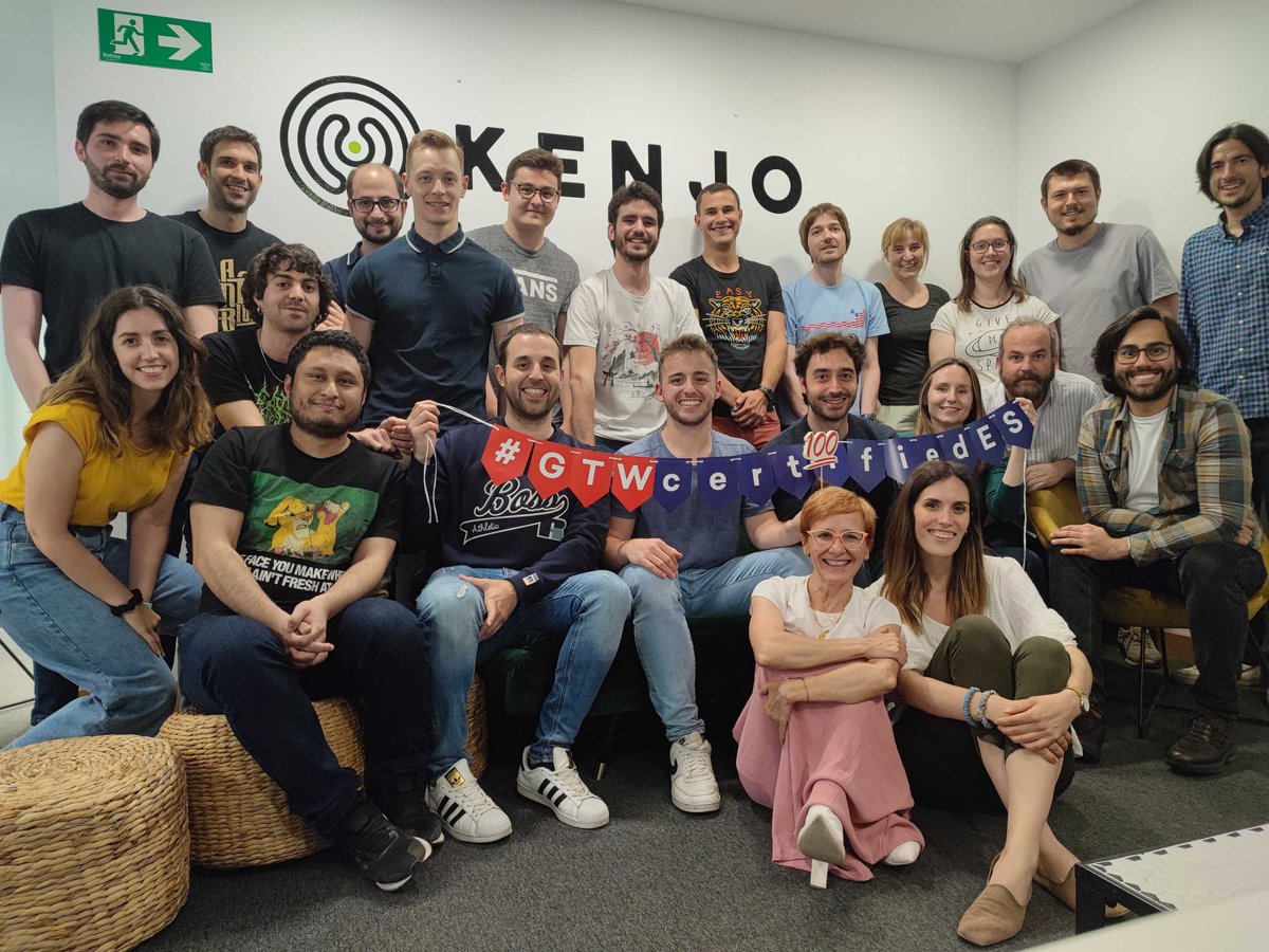 Hoy queremos celebrar que somos #GPTWcertified y unirnos al movimiento Certification Nation Day de 
<a href="/GPTW_Spain/">Great Place to Work Spain</a>🎉🥳.

¡Si tú también quieres ser un #TrueKenjonita, descubre nuestras vacantes de #empleo y únete a un gran equipo! 

Más info 👉careers.kenjo.io