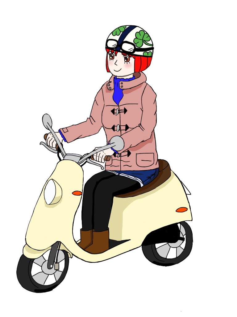 レモン スクーター スクーター女子 イラスト バイク バイク女子 T Co W3beynesq1 Twitter
