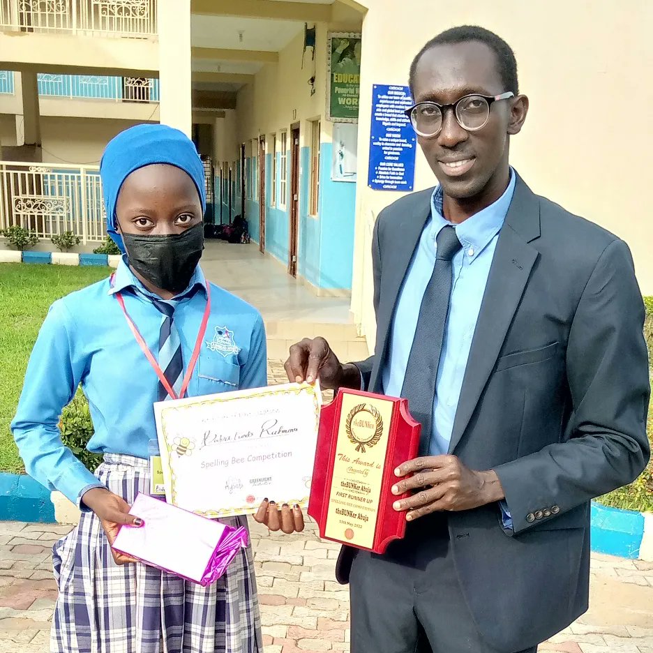 Capville_School's tweet photo. In a bid to improving the vocabulary development of our learners, our school was represented by our intelligent students at The Bunkers Spelling Bee Competition.
The programme was organised for secondary schools at Wuse II Abuja on Friday 13th of May, 2022. https://t.co/VQudrHbfEB