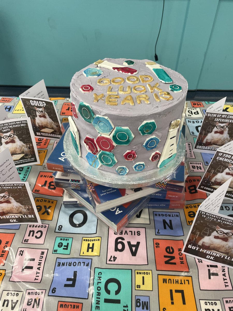 It’s that time of year again… good luck to my brilliant year 13 Chemists <a href="/ChurchillAcad/">Churchill Academy & Sixth Form</a>