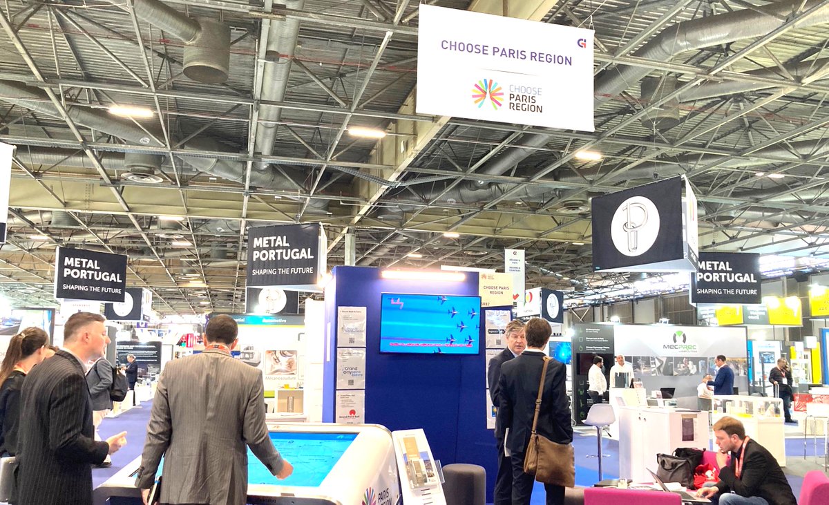 ChooseParisReg's tweet photo. ☀️🚀 1er jour @Salon_GI | Choose Paris Region, @GrandOrly, @RoissyDev, l'EPT Boucle Nord de Seine, @aggloPVM, @grandparissud, @epasenart, @SEM_Am77 sont sur le salon Global Industrie pour présenter les opportunités d'affaires pour les investisseurs internationaux en @iledefrance https://t.co/K75YEUD0cI