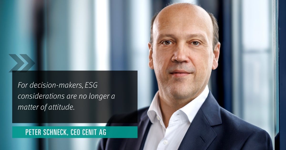cenitAG's tweet photo. The way in which companies address questions of sustainability has a direct influence on order generation. https://t.co/lnQtEskR5r  
Read Peter Schneck's Blogpost on #CENIT #Newsroom.

#DigitalLeadership #SustainableDigitalization #ESG #CENITPurpose https://t.co/530I0A7DyO