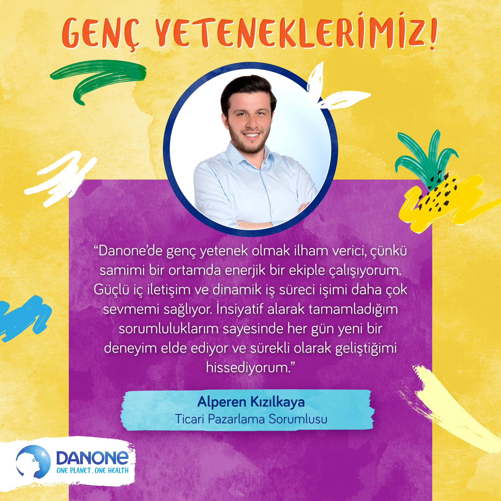 Danone Careers TR on Twitter "Şimdi sözü Danone Türkiye’nin genç yeteneklerine bırakıyoruz. 💙🎙️