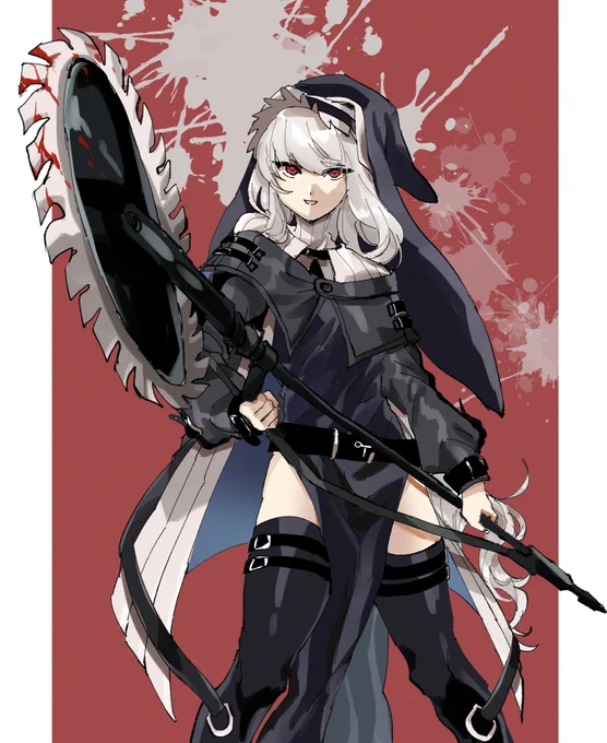 今回のイベントでいっぱい頑張ってくれたスペクターちゃん描いた
#アークナイツ 