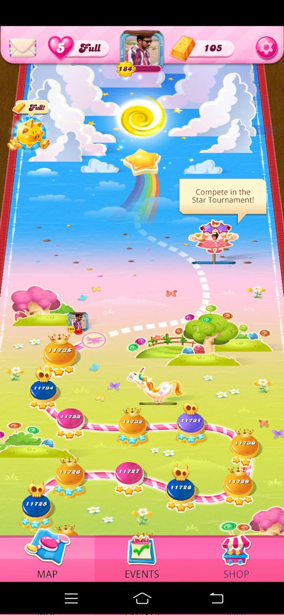 vinaysmth's tweet photo. @yungvitov @CandyCrushSaga I'm 11735 level complete https://t.co/01CrNhKpuE