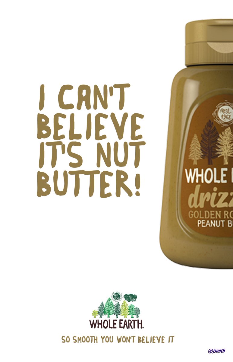 jsunth's tweet photo. @OneMinuteBriefs @wholeearthfoods #Drizzler another one! Not sure if it's been done yet but... https://t.co/jhKHBPPVuq