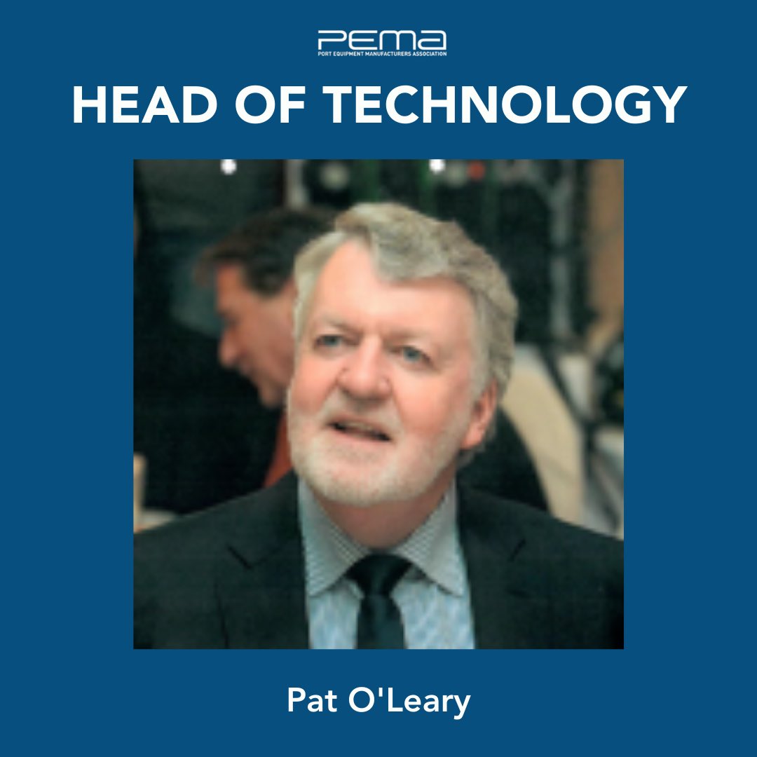 Pat O’Leary is the PEMA Head of Technology. Pat’s core tasks are to support and coordinate the work of PEMA’s four technical committees: Safety &amp; Environment, Automation &amp; Control Technologies, Equipment Design &amp; Infrastructure and the Port Bulk Handling Committee. https://t.co/ptE8kNtHw7