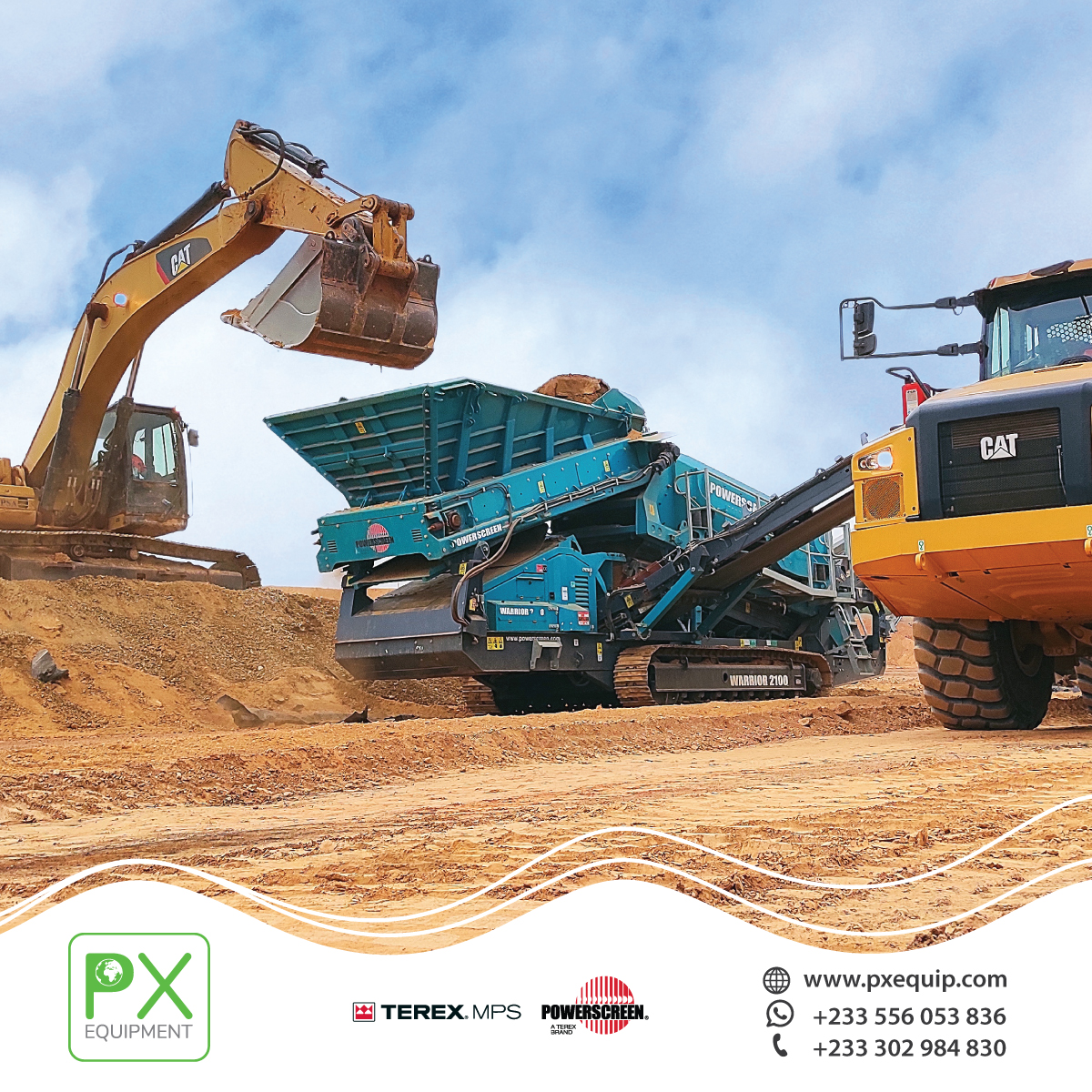 The <a href="/Powerscreen/">Powerscreen Mid-Atlantic</a> Warrior Range offers high capacity, heavy duty, versatile machines capable of screening and separating a wide variety of material in the most difficult of applications

Tel: +233 302984830 Whatsapp: +233556053836
#warrior2100 #mining #screening #crushing