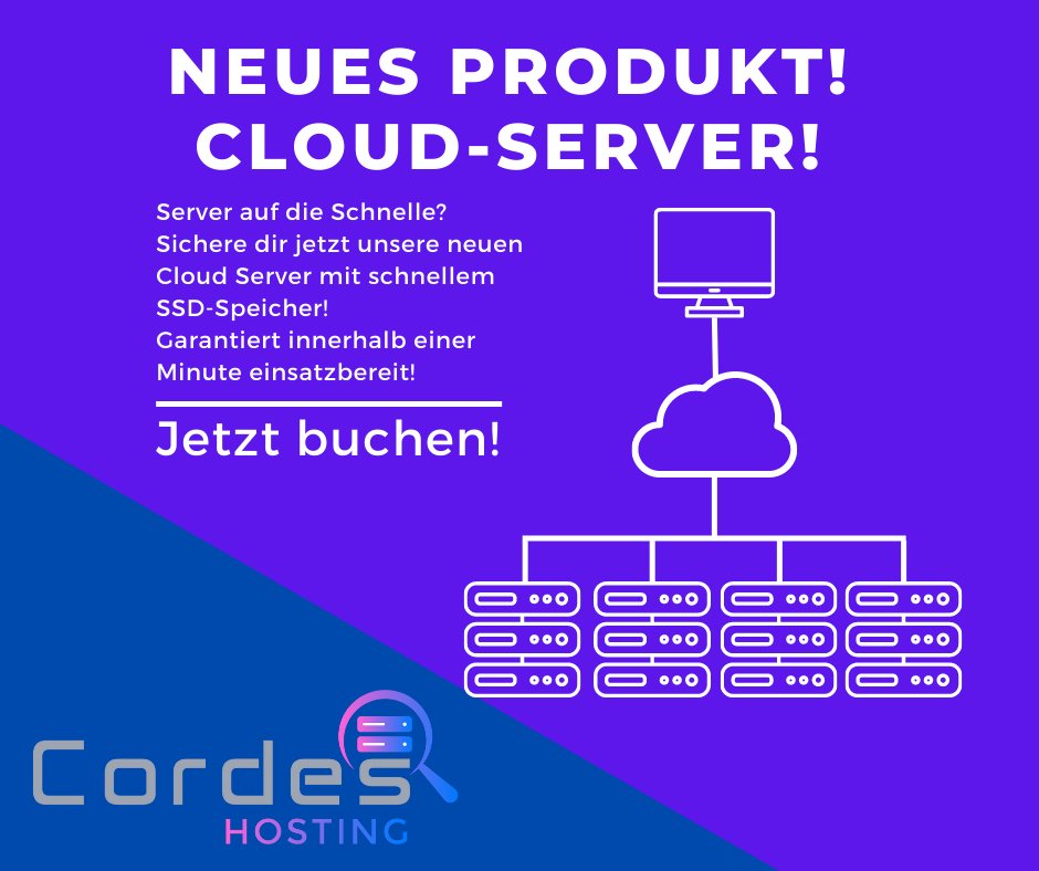CordesHosting's tweet photo. Neues Produkt online!

#storage #storagebox #cloud #hosting #hoster #germanhoster #vps #vserver #server #webspace #domain #backup #cloudserver https://t.co/ofgJLL8o3i