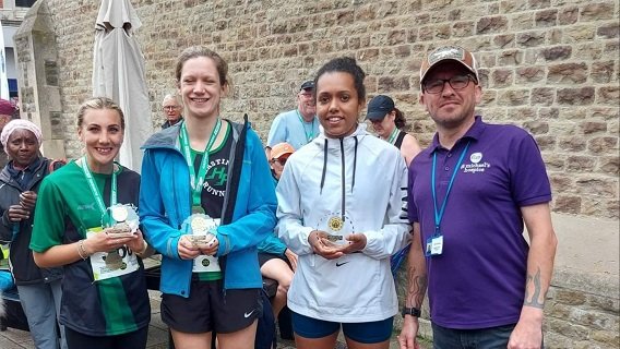 Well done to our senior ladies for finishing in 2nd place at our 5 miler event