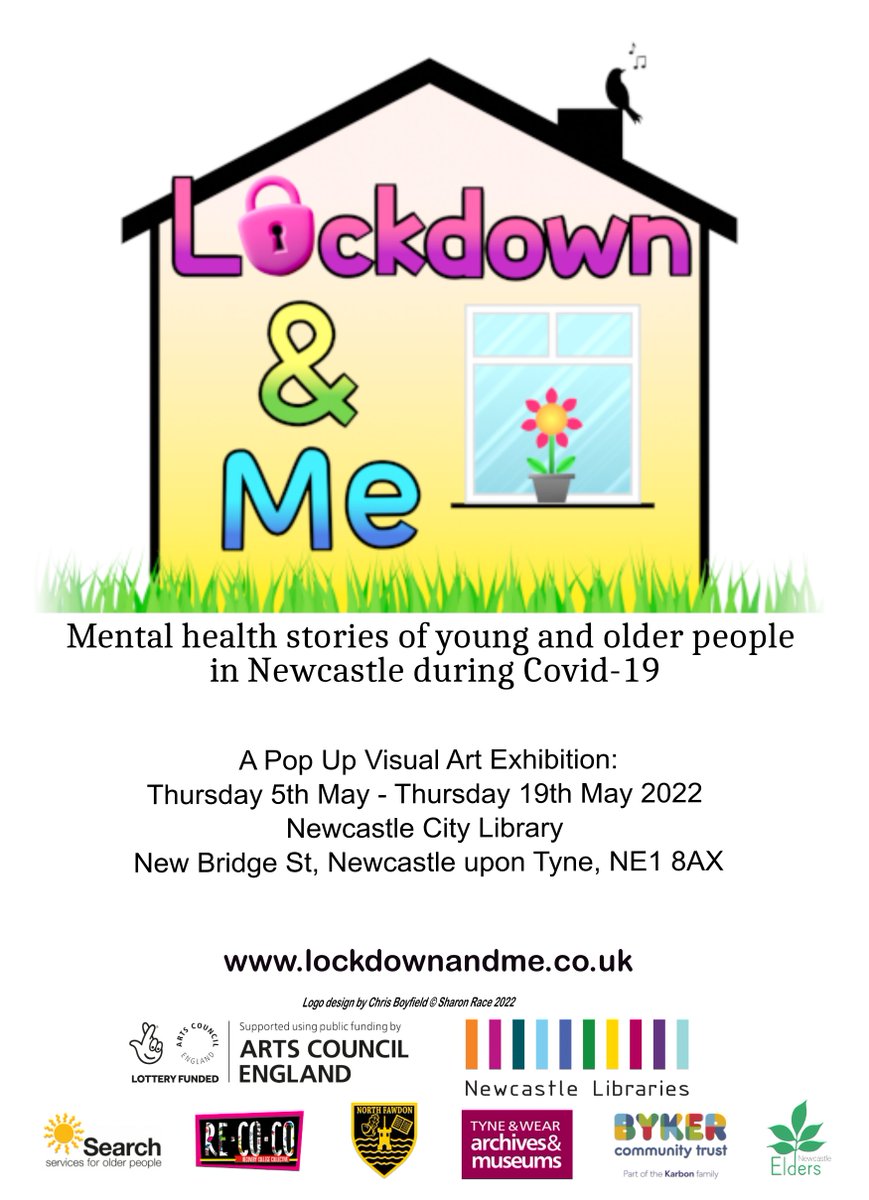 ToonLibraries's tweet photo. There's still time to visit the free exhibition 'Lockdown &amp; Me' in City Library - a pop-up visual art exhibition of mental health stories of young and older people in #Newcastle during Covid-19. The exhibition runs until Thursday 19th May. https://t.co/Dntyv1neS5
