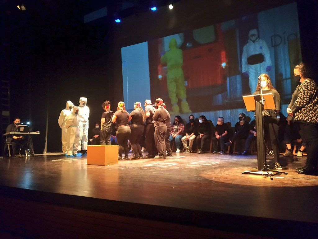 GrupoAMAS's tweet photo. 📕 Y así fue la presentación del libro titulado "La cuarentena que cambió mi vida"
👉👀🎶 Lectura dramatizada de #AMASEscena y #AMASMiusic https://t.co/OQBkKCgIAn