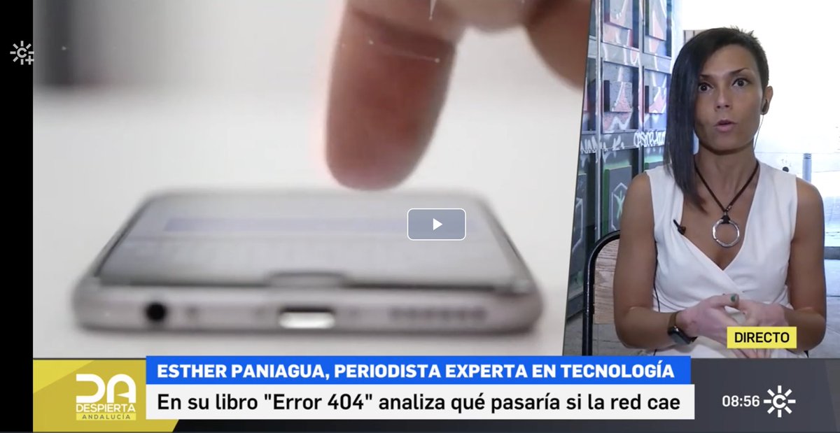 e_paniagua's tweet photo. Mucho que celebrar y reivindicar hoy, Día Mundial de las Telecomunicaciones y de la Sociedad de la Información. Gracias @canalsur @DespiertaCSur por el interés en #Error404libro y a @losdelvolcan por prestarnos su inspirador espacio #ddi2022 #diadeinternet https://t.co/Tb4u7VgKK3