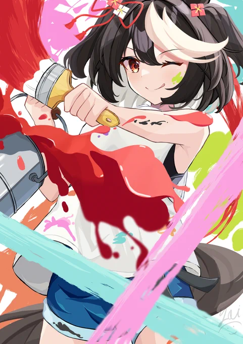 「私色に染めてあげるっ!」
#ウマ娘 #キタサンブラック 