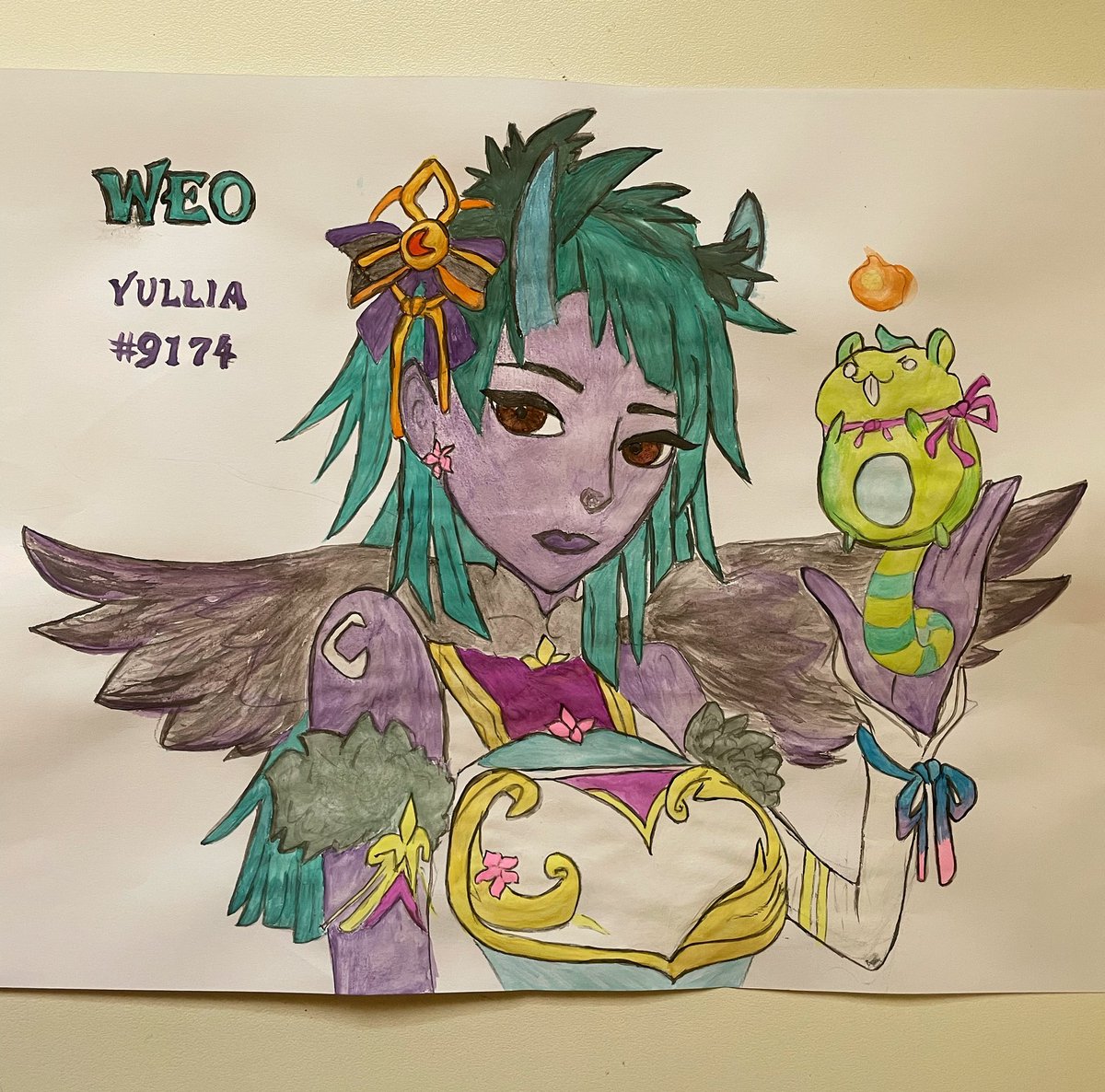 UHodza's tweet photo. My next creation for @WorldEternalMMO #nftart #WEO  your nft reveals a new talent in me 🥰 

guys rate my new drawing @Valery_thehot12 @Mufasa_mh @HandOdTech https://t.co/4JDtndCYuQ