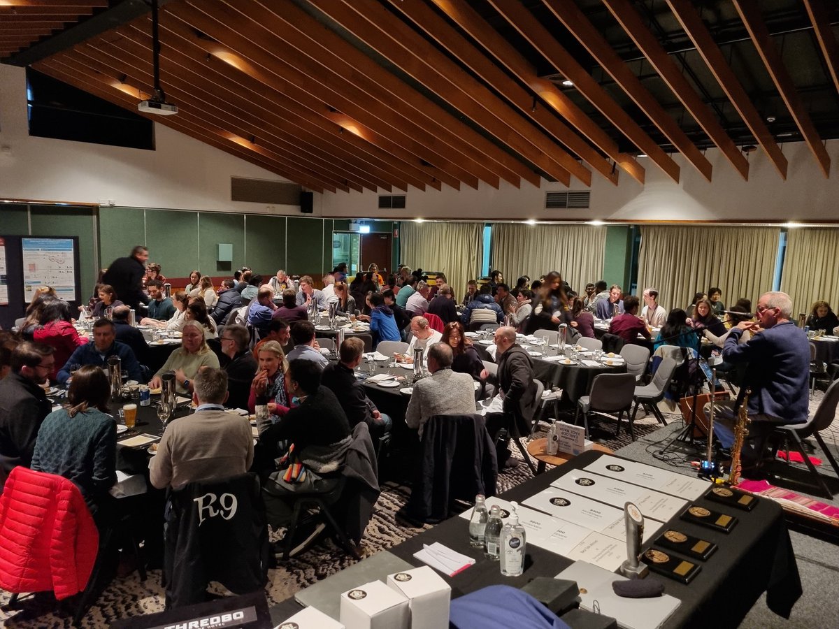 A-RNA has come to an end. What a fabulous three days of RNA science. The closing dinner about to start. Thanks to everyone for coming!