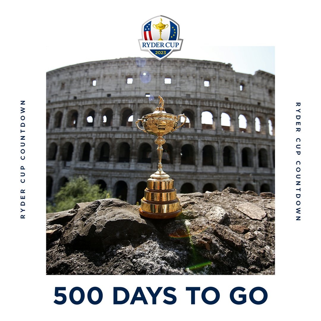 rydercup's tweet photo. 5️⃣0️⃣0️⃣ Days To Go!
Register your interest in attending the 2023 Ryder Cup below 👇
