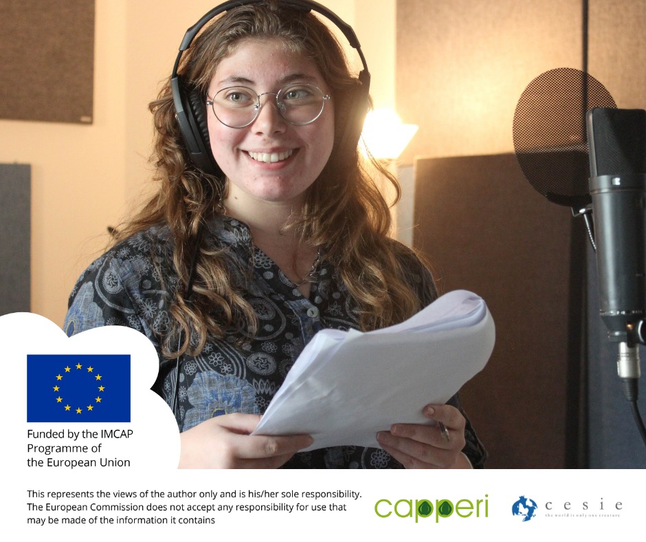 🎤🎧 In studio di registrazione per il Capperi podcast con gli studenti e le studentesse del Liceo Scientifico Einstein, con Nunzia Lo Presti presso 
Indigo studios @cesieong <a href="/EUAgri/">EU Agriculture🌱</a>
 Stay tuned! 🙂

#CAPPERIproject #agricoltura #IMCAP #GreenDeal  #EUGreenDeal #EUFarm2Fork