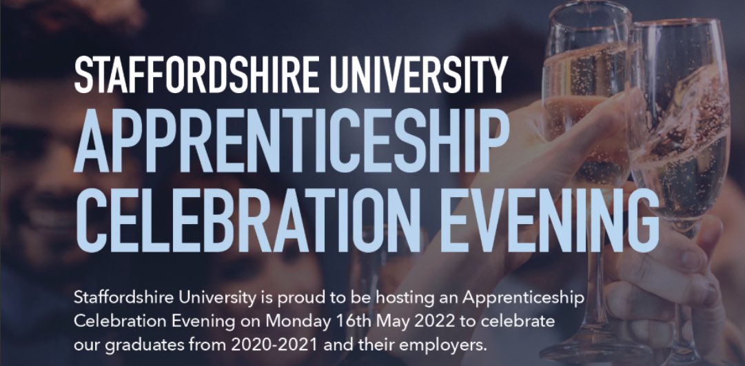 StaffsBMS's tweet photo. A highlight of last night’s @StaffsUni Apprenticeship Celebration Event was the inspirational key note by Kamal Ellis-Hyman @KamalHyman from @AimLittleHigher - brilliant and thought provoking https://t.co/Sw11H9sPcF