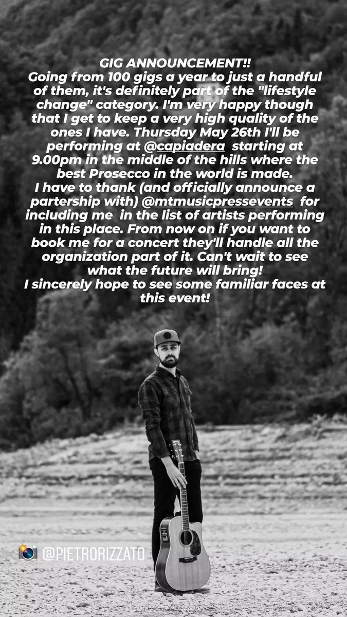GIG ANNOUNCEMENT!!