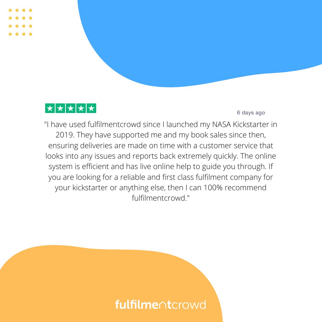"If you're looking for a first-class fulfilment company, then I can 100% recommend fulfilmentcrowd." 👏🏻👏🏿👏🏽

A larger-than-life thank you to Benedict Redgrove for your glowing review and for continuing to support the Crowd. 🤗