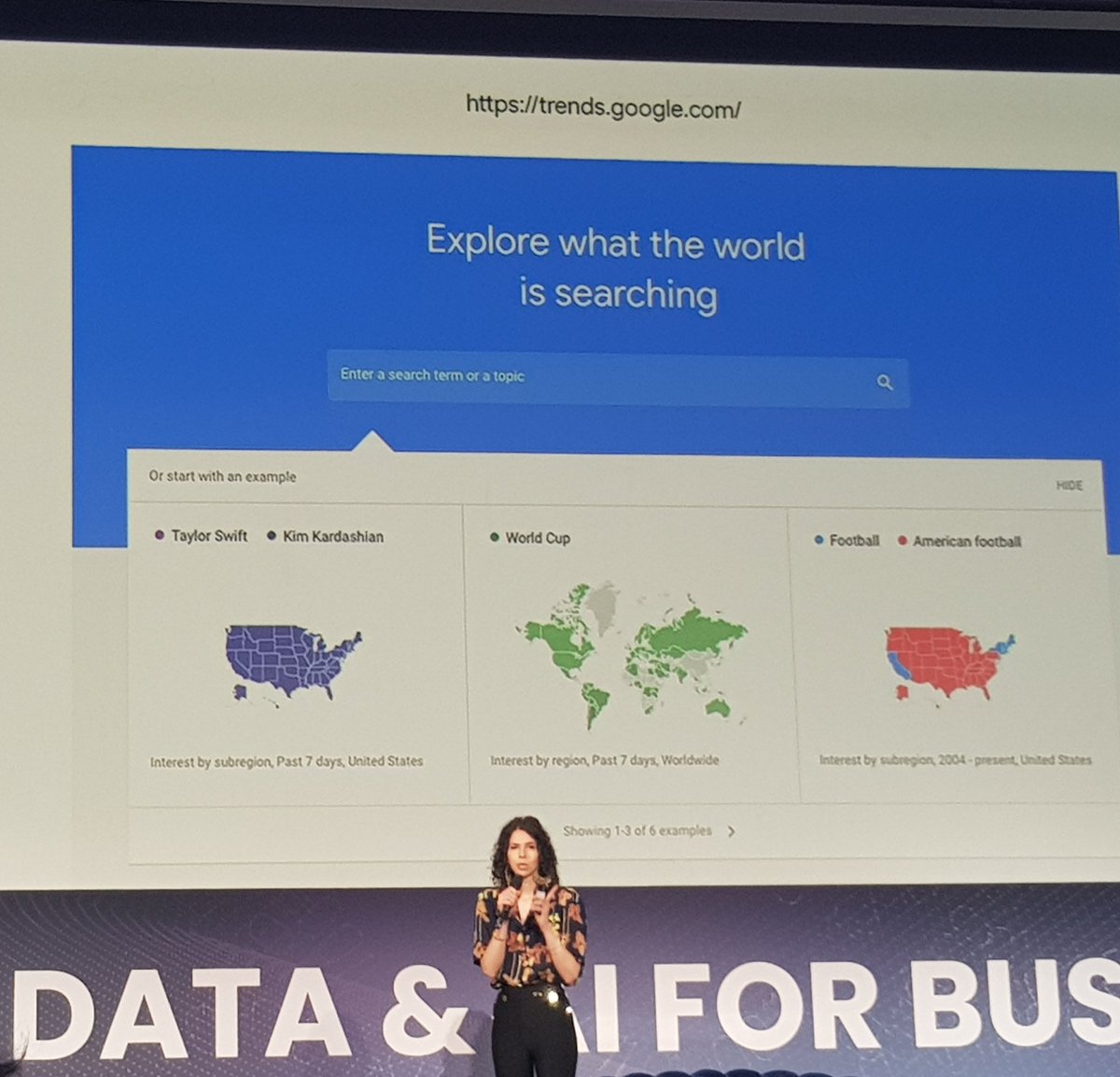 📍En direct du #HUBDAY
Bénédicte Ibert (<a href="/trendcancan/">Bénédicte Ibert</a>) nous montre comment <a href="/GoogleTrends/">GoogleTrends</a> permet de partir de la donnée brute pour aller vers des insights au service des entreprises 📈