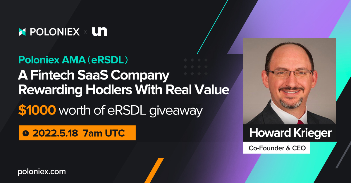 Poloniex's tweet photo. unFederalReserve AMA is coming 🎉
Invite your friends to join &amp; share $1000 worth of #eRSDL

1⃣️ Follow @Poloniex @unFederalreser1 
2⃣️ RT &amp; tag 3 friends
3⃣️ Join AMA with questions https://t.co/PJmJXwYrh4

50 users to share $800 for RT
5 users to share $200 during AMA https://t.co/QCRv9KkQuT