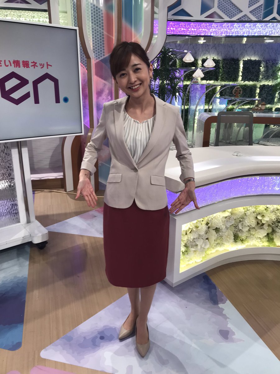 きょうは #中谷しのぶ キャスターの 衣装紹介です👗🌟 @nakatani55