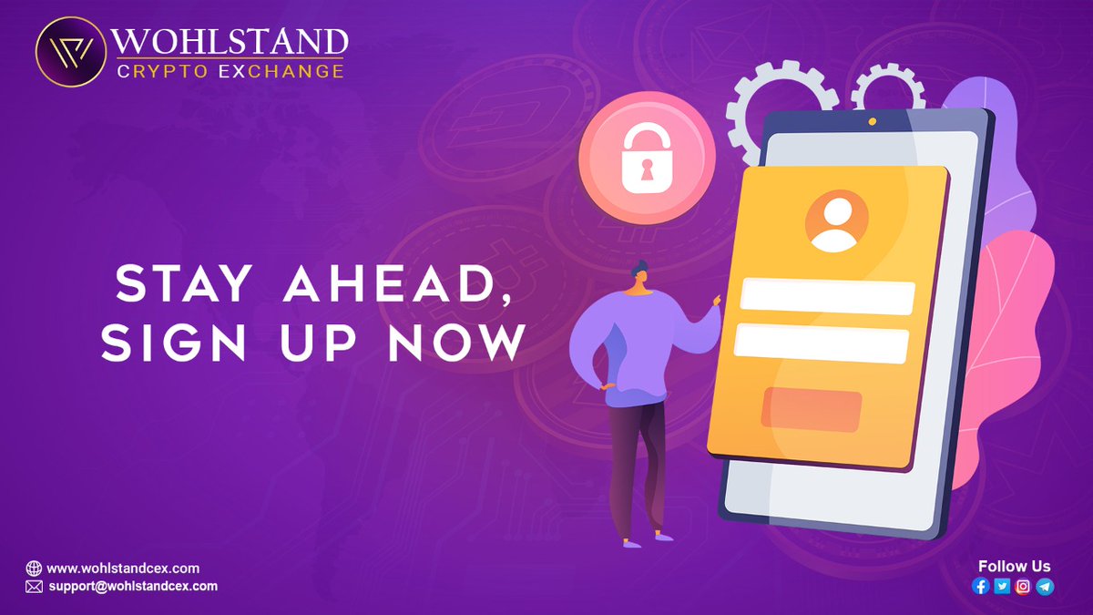 WOHLSTANDCEX's tweet photo. Stay ahead of the curve. We have everything you need to trade in cryptocurrency. Sign up now!
#wcex #wohlstandcryptoexchange #wt #Crypto #CryptocurrencyNews #blockchains https://t.co/aecjTo5ewM